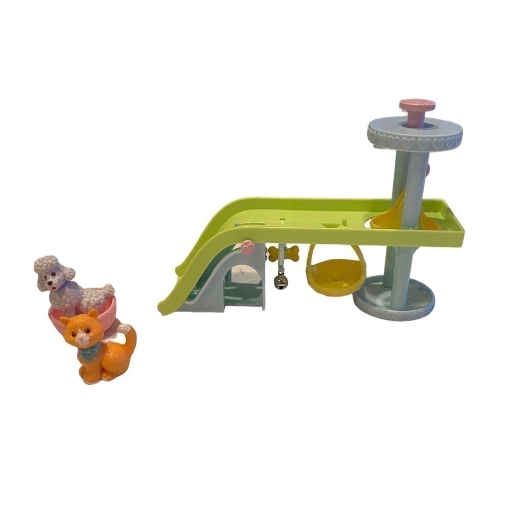 Caring Corners Learning Curve Pet Playground Dog & Cat  Playset Mrs.Goodbee Lot